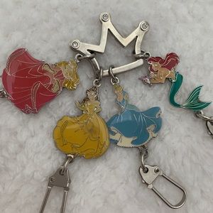 Disney princesses keyring